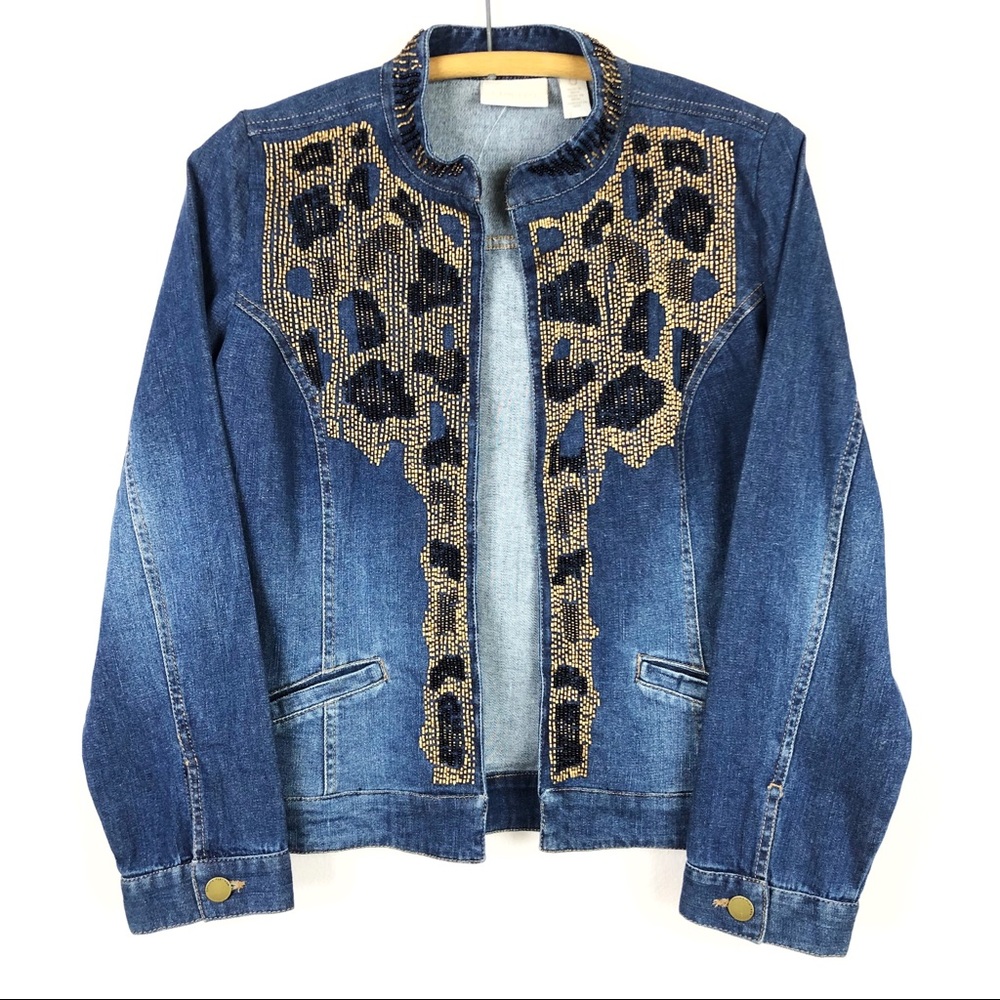 NWT! Chico’s denim jacket